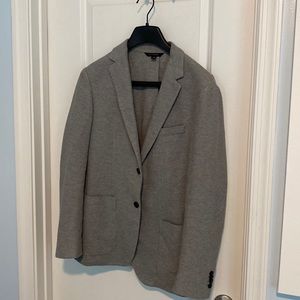 Banana Republic grey knit blazer. 40R. EUC